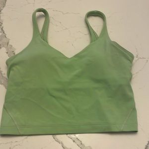 Lululemon align tank, sz 4, at least good condition, green, discounted shipping!